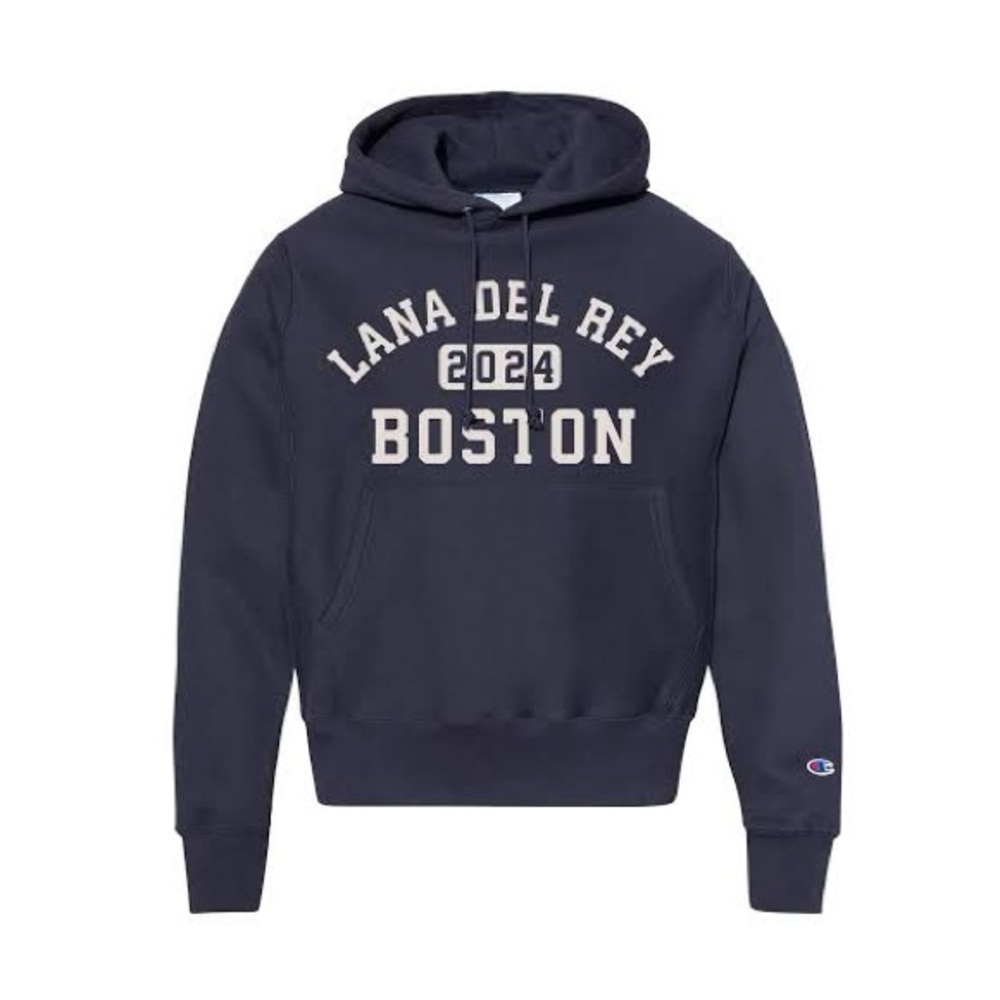 Champion Navy Blue Hoodie - Women's Sweatshirt